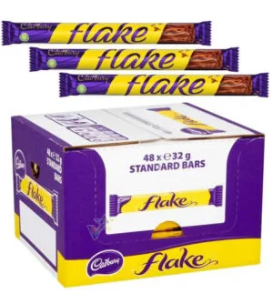 Cadbury Flakes Chocolate Bar (48 x 32G)
