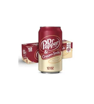 Dr Pepper Cream And Soda (12 x 355ml)