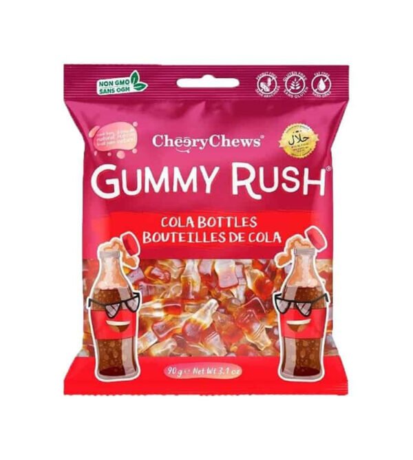 Gummy Rush Cola Bottles (12 x 90g)