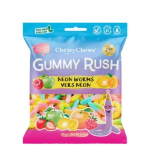 Gummy Rush Neon Worms (12 x 90g)