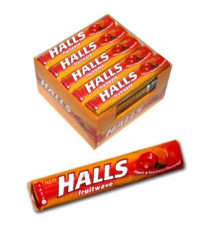 Halls Fruit Wave Peach (20 x 45G)