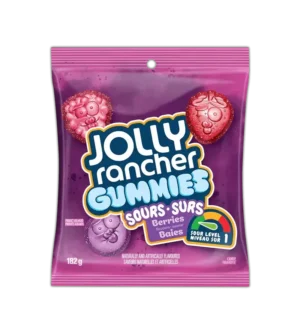 Jolly Rancher Gummies Sour Berries (10 x 182g)
