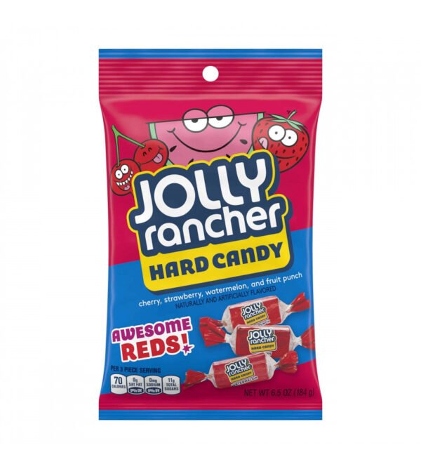 Jolly Rancher Hard Candy Awesome Reds (12 x 198g)