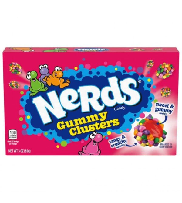 Nerds Gummy Clusters Rainbow Theatre Box (12 x 141G)