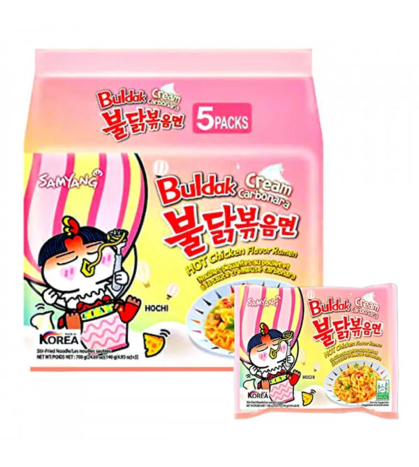 Samyang Buldak Cream Carbonara Ramen (40 x 140g)