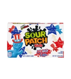 Sour Patch Red White and Blue Theater Box (12 x 87g)