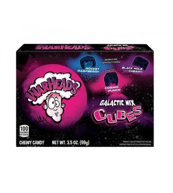 Warheads Galactic Mix Cubes (12 X 99G)