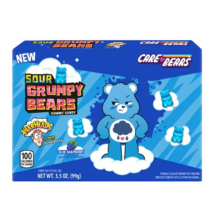 Warheads Sour Grumpy Bears Blue Raspberry (12 x 99g)