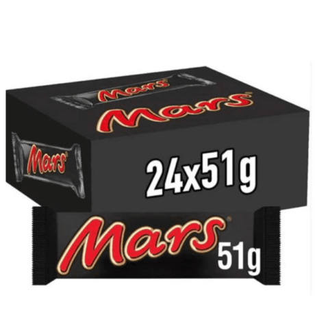 Mars Chocolate Bars (24 x 51g)