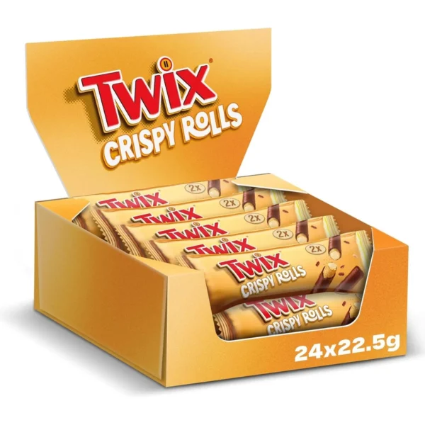 Twix Crispy Rolls (24 x 22.5g)