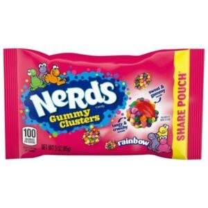 Nerds Gummy Clusters Rainbow Share Pouch (12 x 85g)