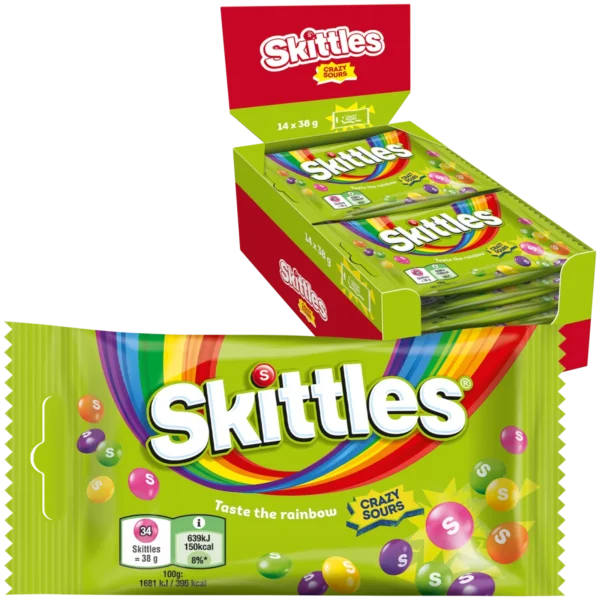 Skittles Crazy Sours (14 x 38g)