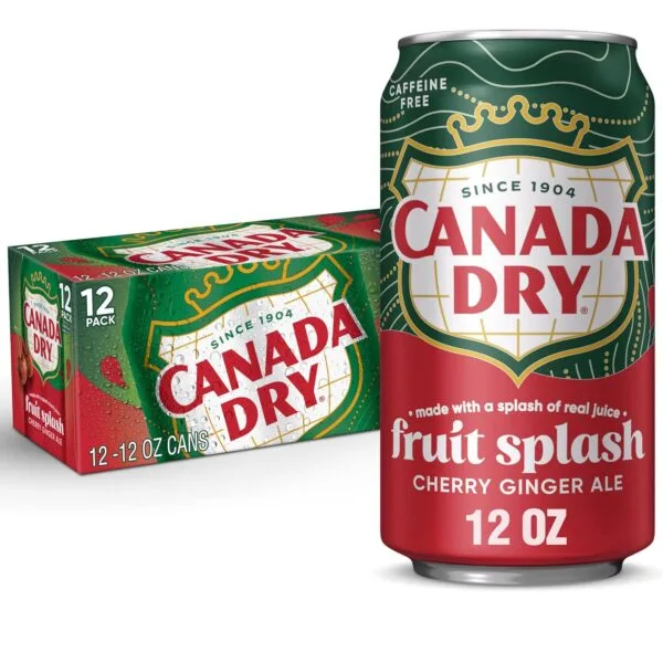 canada dry fruit splash Canada Dry Fruit Splash Cherry Ginger Ale (12 x 355ml) - USA