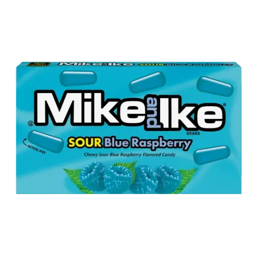 Mike and Ike Sour Blue Raspberry (12 x 120g)