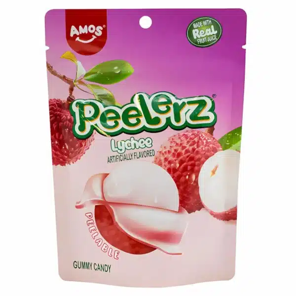 Amos Peelerz Gummy Lychee (12 x 65g)