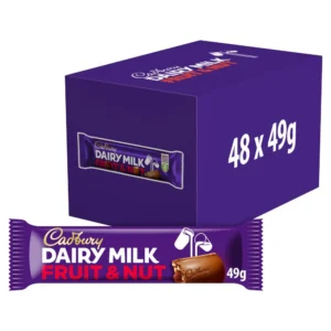 Cadbury Dairy Milk Fruit & Nut Chocolate Bar (48 x 49g)