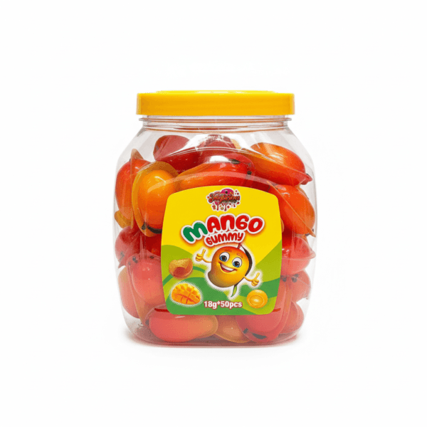 Jellylicious Mango Jelly Filled Gummy (50 x 18g) - Halal