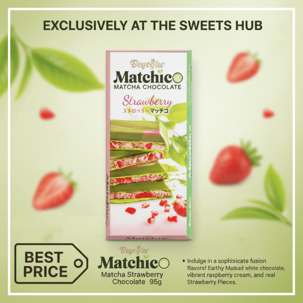 Matchico poster Beyoglu Matchico Matcha Strawberry Chocolate (95g)
