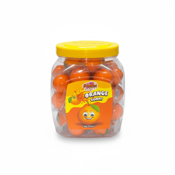 Jellylicious Orange Jelly Filled Gummy (50 x 18g) - Halal