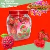 Jellylicious Raspberry Jelly Filled Gummy (50 x 18g) - Halal