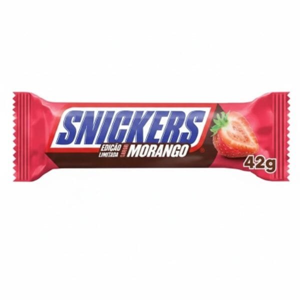 Snickers Morango (Brazil) Snickers Morango Chocolate (20 x 42g) - Brazil