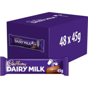 Cadbury Dairy Milk Chocolate Bar (48 x 45g)