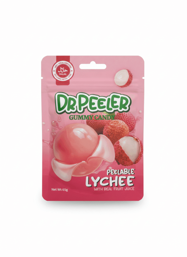 Dr Peeler Lychee Peelable Gummy Halal (12 x 65g)