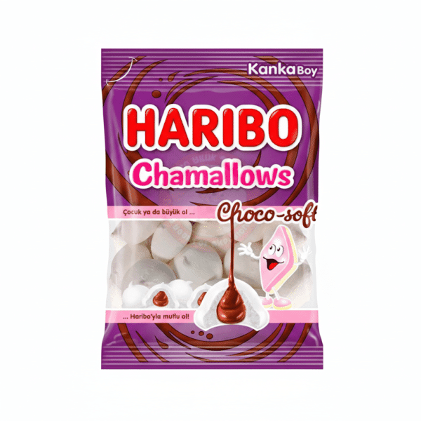 Haribo Chamallows Choco soft (24 x 70g) Haribo Chamallows Choco Soft (24 x 62g)