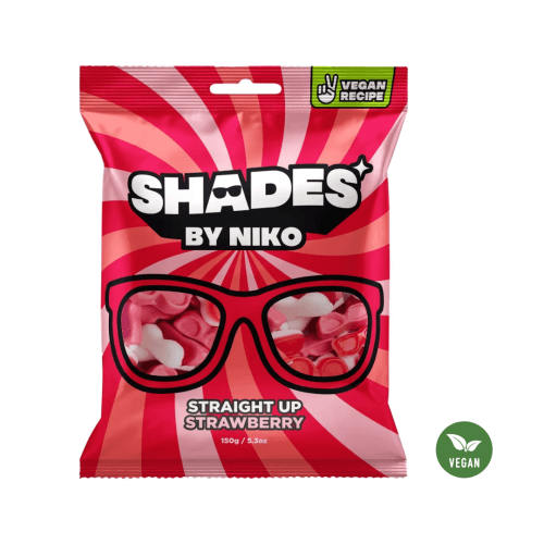 Shades by Niko Straight Up Strawberry 20x150g Shades by Niko Straight Up Strawberry (20 x 150g)