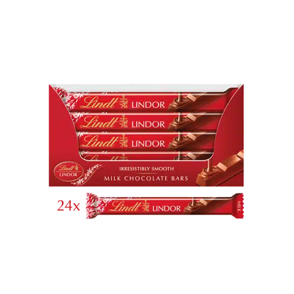 lindor_milk_treat_bar_case_1200x1200_1_ Lindt Lindor Milk Chocolate Bar (24 x 38g)