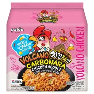Paldo Volcano Carbonara Chicken Noodle (2 x 130g)