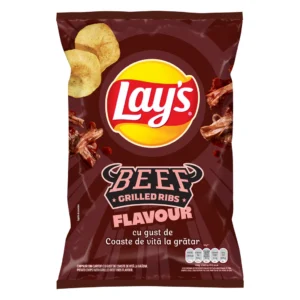 Lay's Chips Grilled Beef Ribs (21 x 125g)