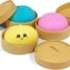 colour dumplings Viral Giant Dumpling Squeeze Stress Ball With Steamer Box (12 pack)