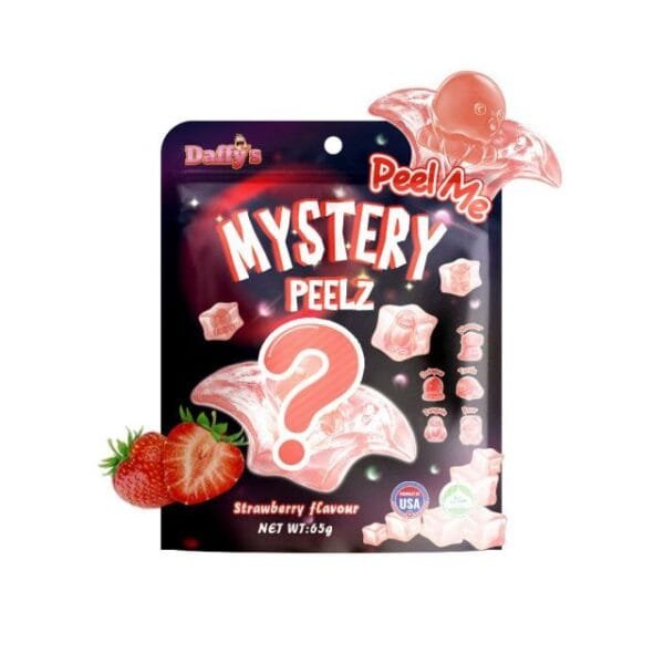 Daffy’s Peel Me Mystery Strawberry Peelerz (24 x 65g) - Halal