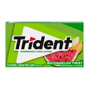 Trident Watermelon Twist Chewing Gum (14 Sticks x 12 Pack)