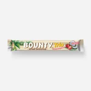 Bounty Trio Strawberry Chocolate Bar with Coconut and Strawberries (30 x 78g)