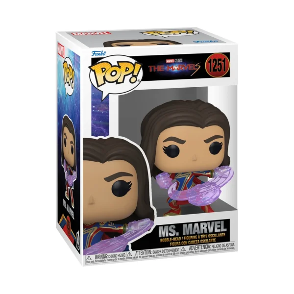 Funko POP! Marvel Ms Marvel The Marvels #1251 Vinyl Figure 2 Funko POP! Marvel Ms Marvel The Marvels 1251 Vinyl Figure