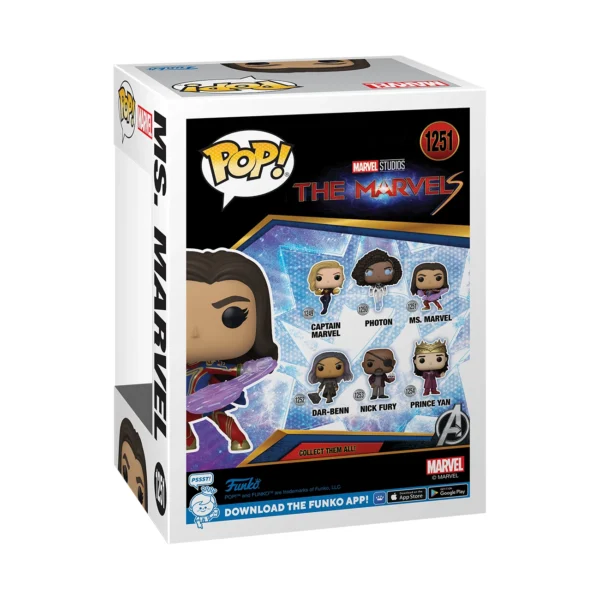 Funko POP! Marvel Ms Marvel The Marvels #1251 Vinyl Figure 4 Funko POP! Marvel Ms Marvel The Marvels 1251 Vinyl Figure
