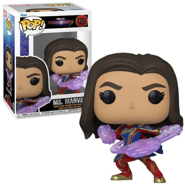 Funko POP! Marvel Ms Marvel The Marvels #1251 Vinyl Figure Funko POP! Marvel Ms Marvel The Marvels 1251 Vinyl Figure