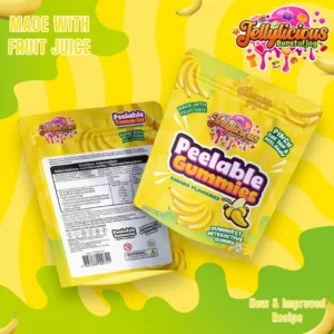 Jellylicious Banana Peelable Gummies (12 x 65g) - Halal