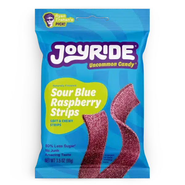 Joyride Sour Blue Raspberry Strips (10 x 99g)
