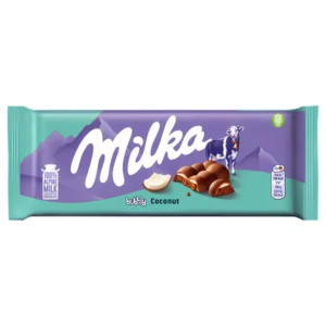Milka Chocolate Bar Bubbly Coconut (12 x 97g)