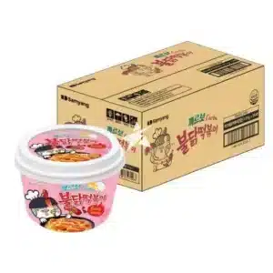 Samyang Buldak Hot Chicken Carbonara Flavour Topokki (16 x 179g)