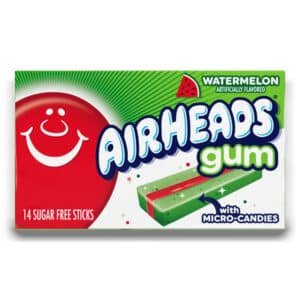 Airheads Gum Watermelon (14 Sticks x 12 Pack)