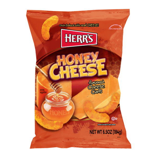 Herr's Honey Flavoured Cheese Curls (42 x 28.4g)