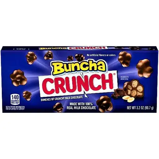 Nestle Buncha Crunch Milk Chocolate Theatre Box (12 x 90.7g)