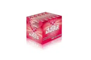 Halls Icy Strawberry Syrup Candy (2 x 20 Pack) - Thailand