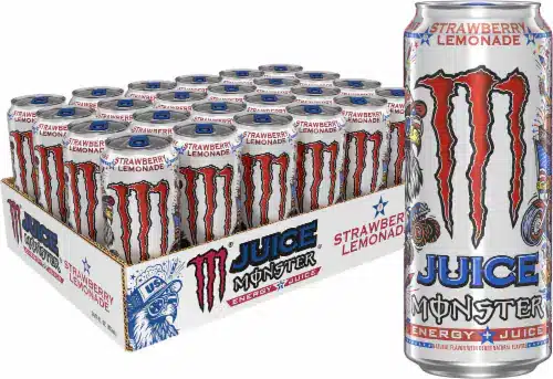 Monster Energy Juice Strawberry Lemonade (24 x 473ml)