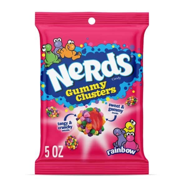 Nerds Gummy Clusters Candy Bag (12 x 141g)