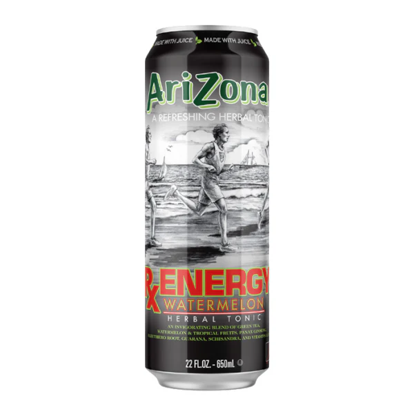 AriZona RX Energy Watermelon Arizona RX Energy Watermelon Flavour (24 x 650ml) - USA